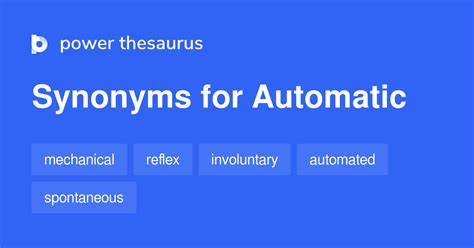 automation tool. . Synonym for automatic